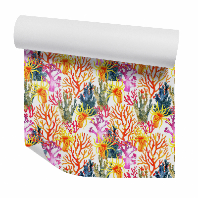 Tapeta Podwodna rafa koralowa abstrakcja