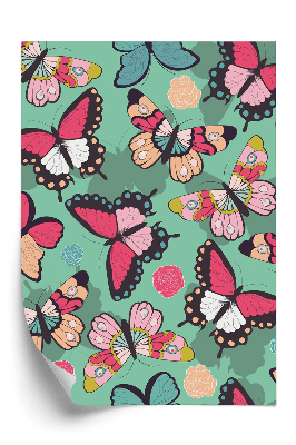 Tapeta Kolorowe motyle