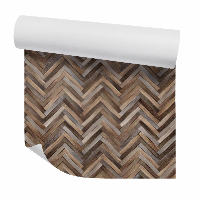 Okleina ścienna Wypłowiałe brązowe panele drewniane