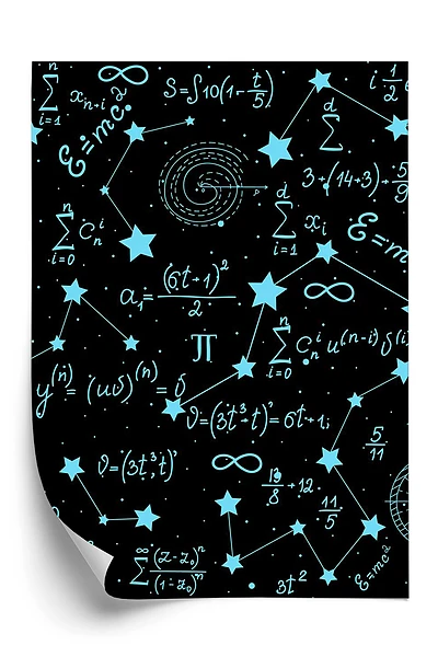 Tapeta Wzory astronomiczne