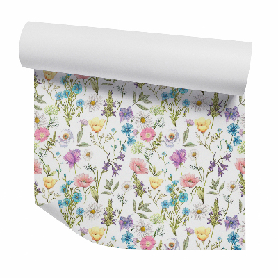 Okleina ścienna Dekoracyjne kwiaty polne