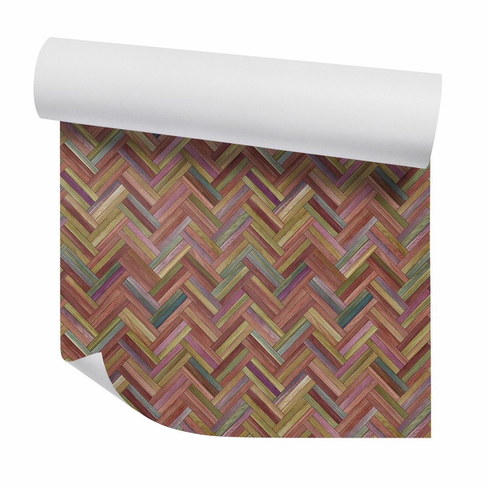 Okleina ścienna Wypłowiały brąz panele drewniane