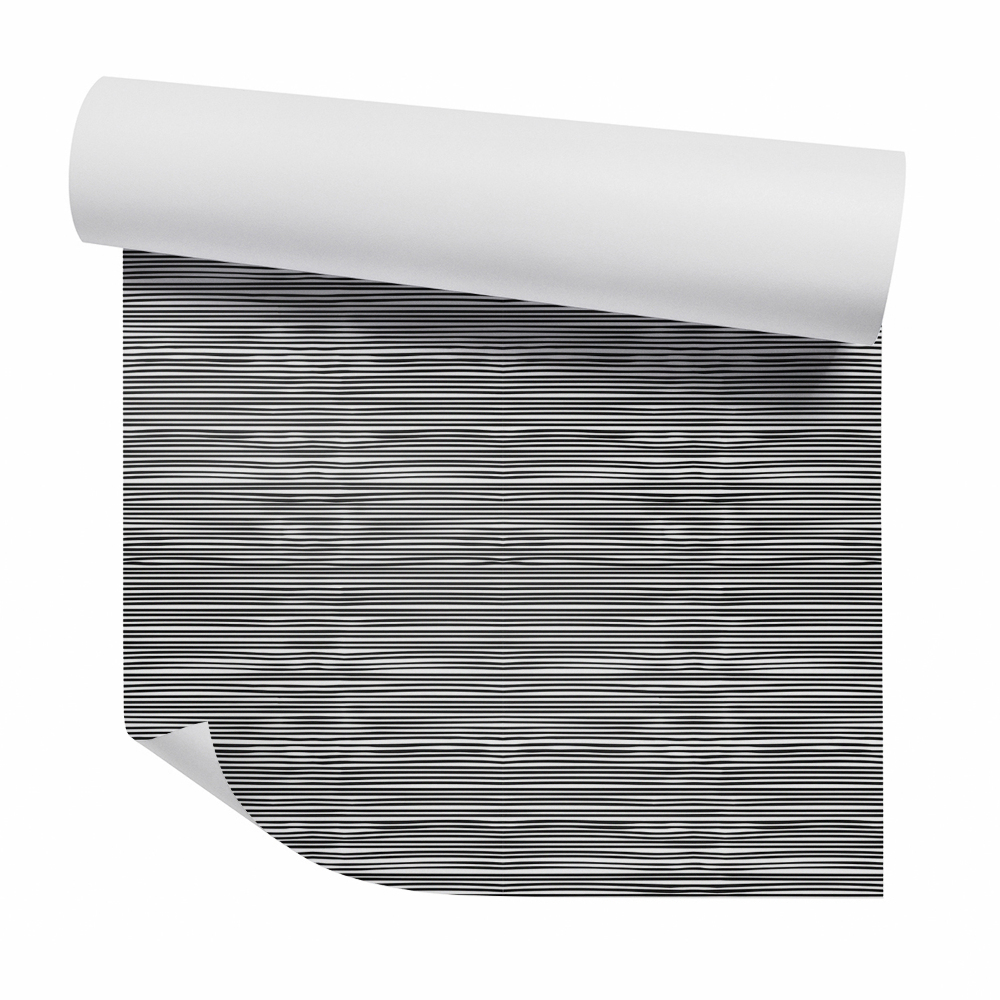 Okleina ścienna Gęste poziomy czarny wzór