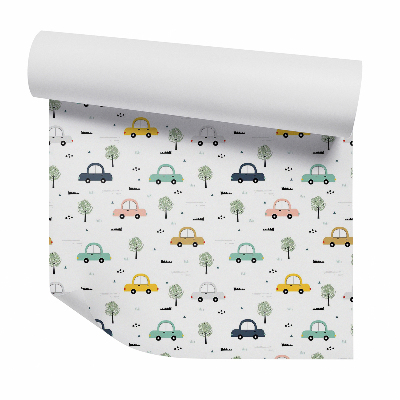 Okleina samoprzylepna na ścianę Samochody kolorowe auta