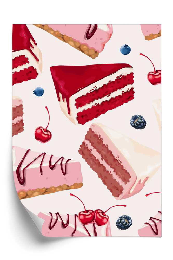 Tapeta Ciasto i tort