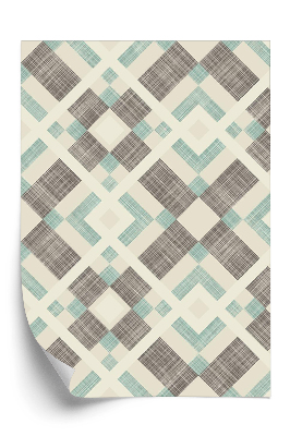 Tapeta Wzory flaneli w szkocką kratę