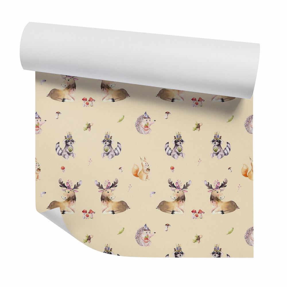 Okleina ścienna Dekoracyjny wzór zwierząt