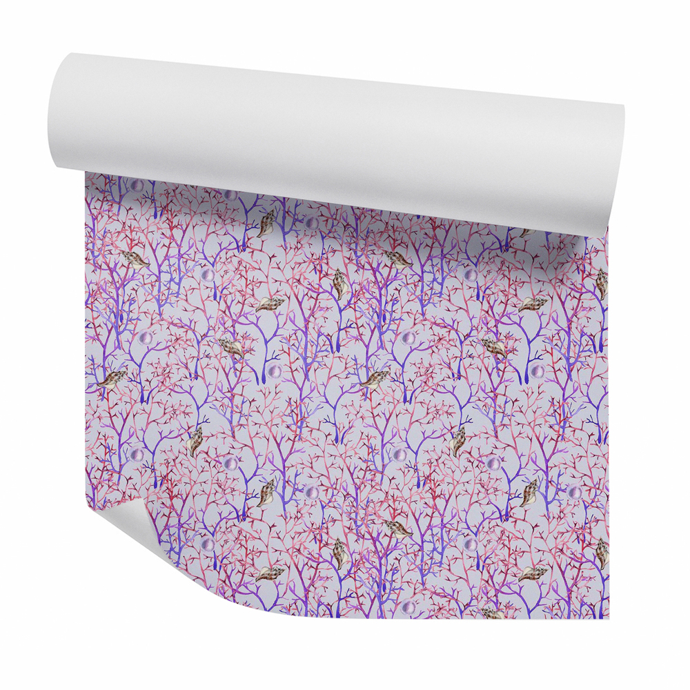 Okleina samoprzylepna na ścianę Abstrakcyjny podwodny świat muszelki