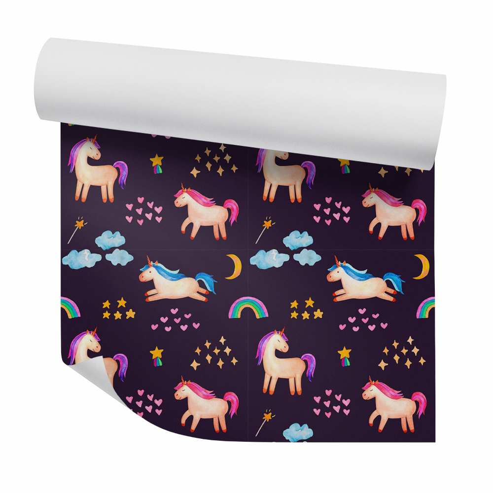Okleina samoprzylepna na ścianę Bajkowe jednorożce z gwiazdkami
