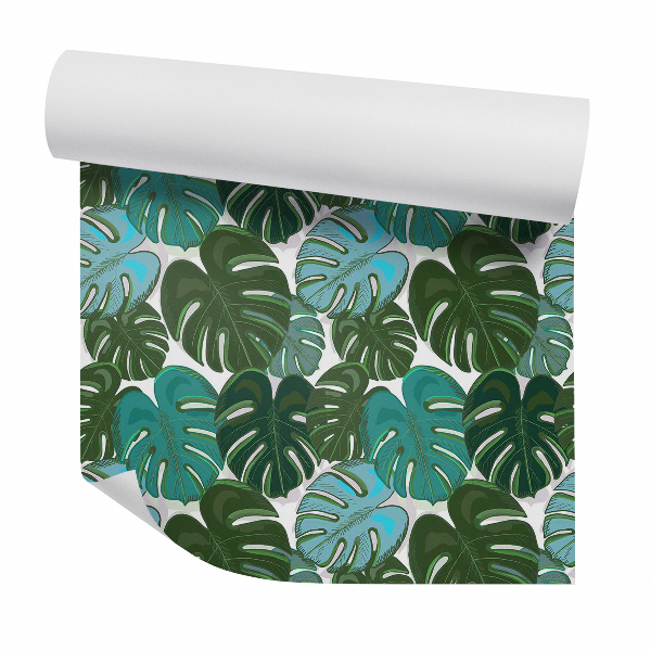 Okleina samoprzylepna na ścianę Liście monstery duże rysunek