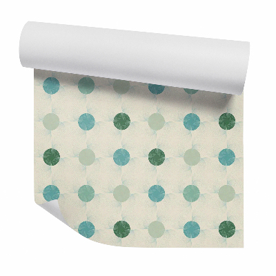 Okleina samoprzylepna na ścianę Abstrakcyjne owalne kształty kropki