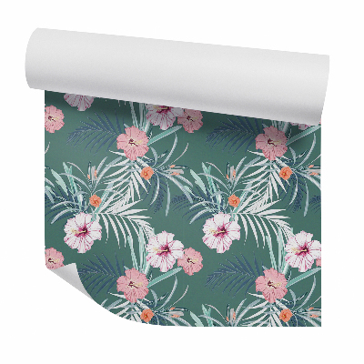 Okleina samoprzylepna na ścianę Pastelowe rośliny ogrodowe