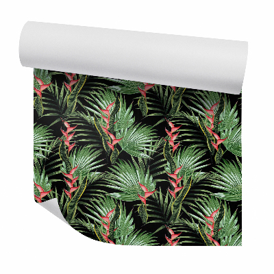 Okleina samoprzylepna na ścianę Kwitnąca roślinność tropikalna