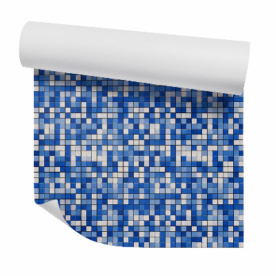 Tapeta Jasno-niebieska kafelkowa tekstura