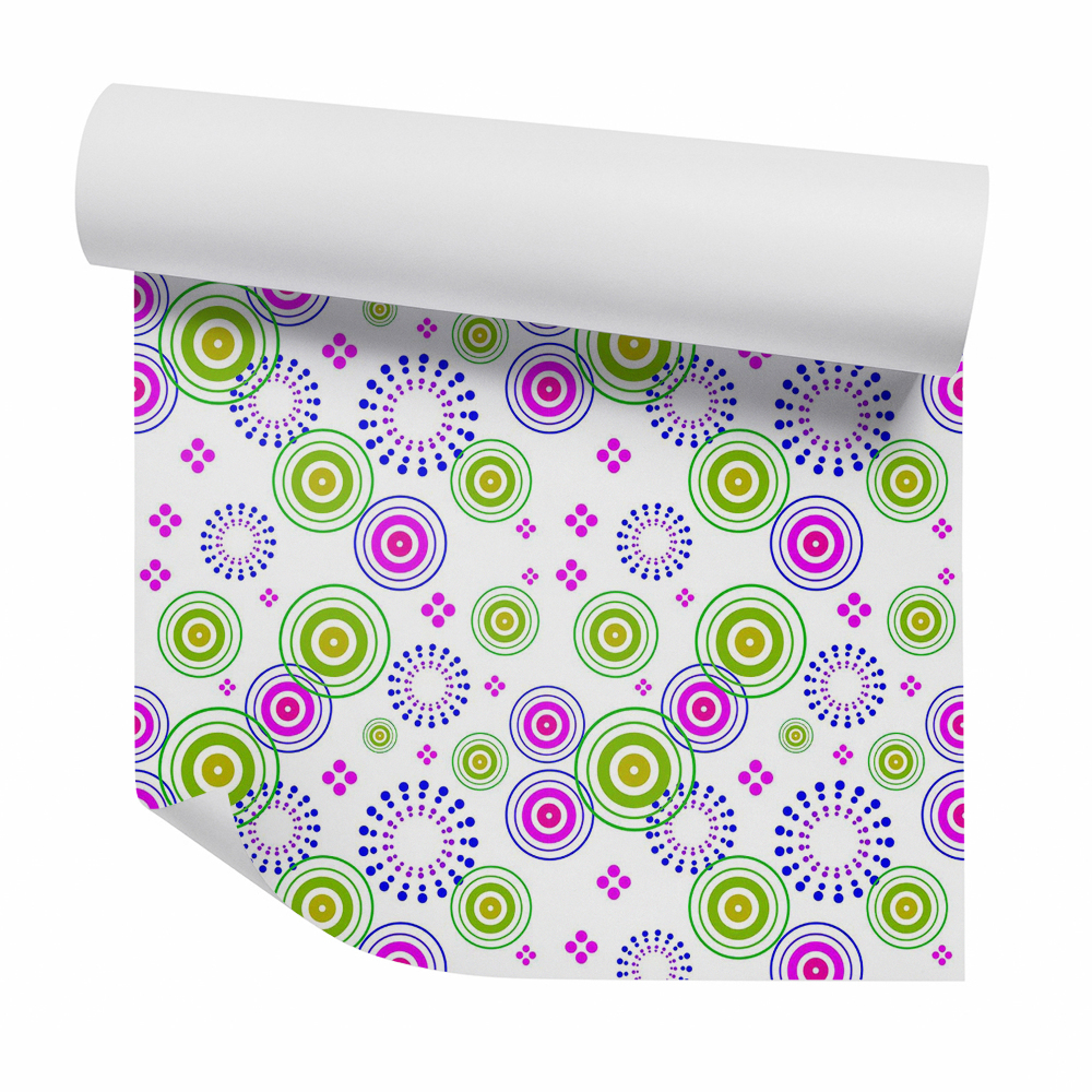 Tapeta Kropki i okręgi kolorowa abstrakcja