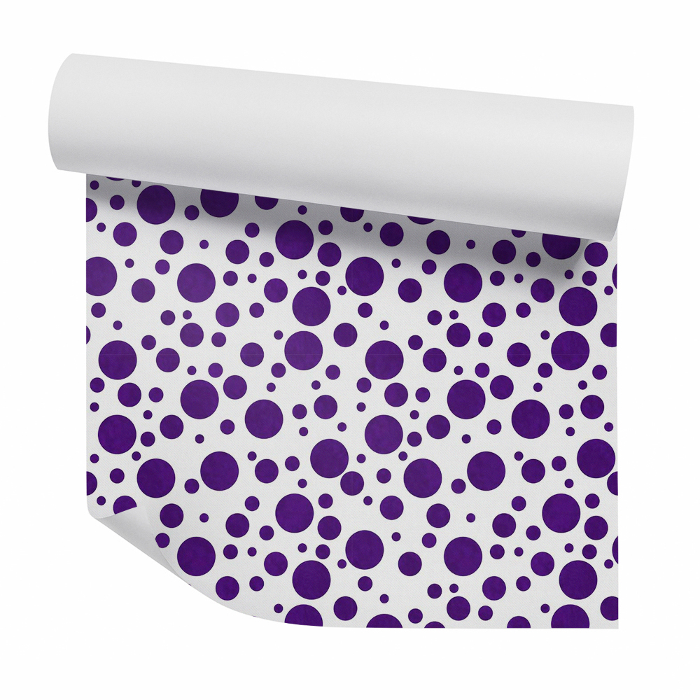 Tapeta Duże fioletowe grochy