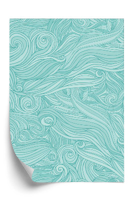 Tapeta Jednolity abstrakcyjny wzór morze