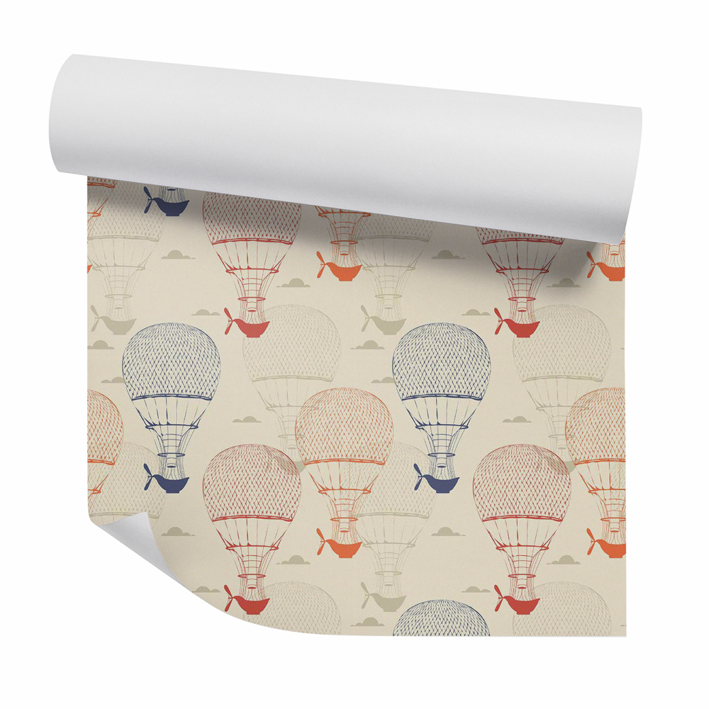 Tapeta Niebiesko-czerwone balony