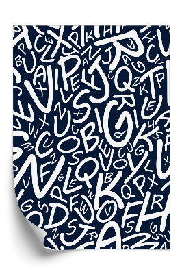 Tapeta Abstrakcyjne litery alfabetu