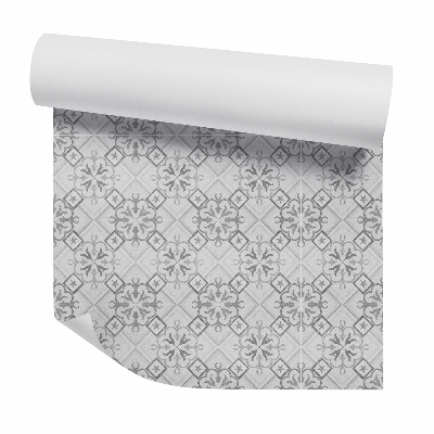 Tapeta Szare dekoracyjne kafle w wzory