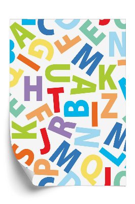 Tapeta Kolorowy alfabet