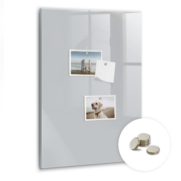 Tablica na magnesy Kolor jasny szary