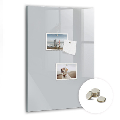 Tablica na magnesy Kolor jasny szary