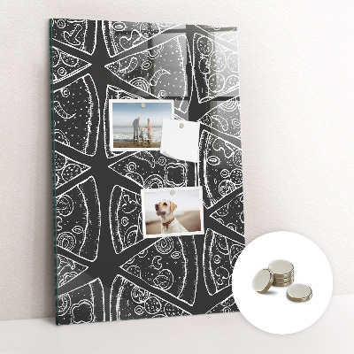 Tablica magnetyczna do kuchni na magnesy Włoska pizza