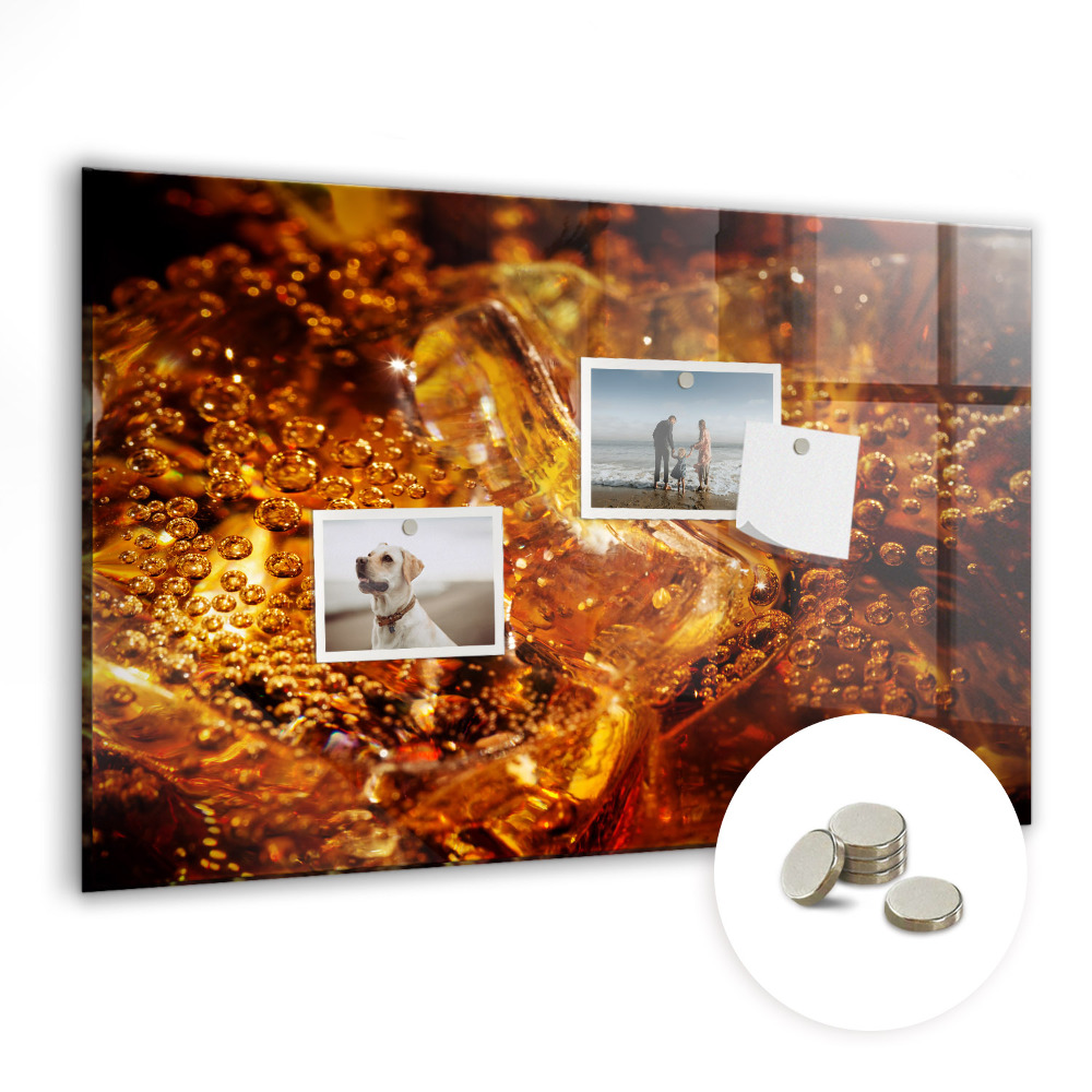 Tablica magnetyczna do kuchni Rozlany napój