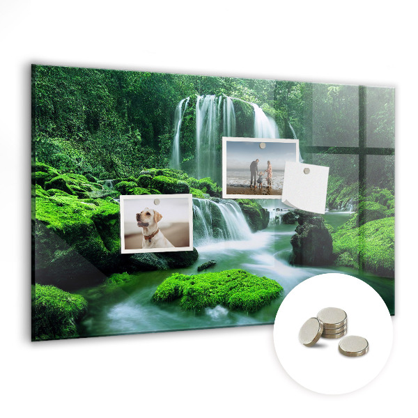 Tablica magnetyczna z magnesami Wodospad na Sri Lance