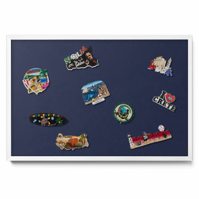 Tablica na magnesy z podróży Kolor ciemny granatowy