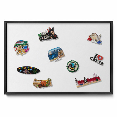 Metalowa tablica na magnesy Kolor biały