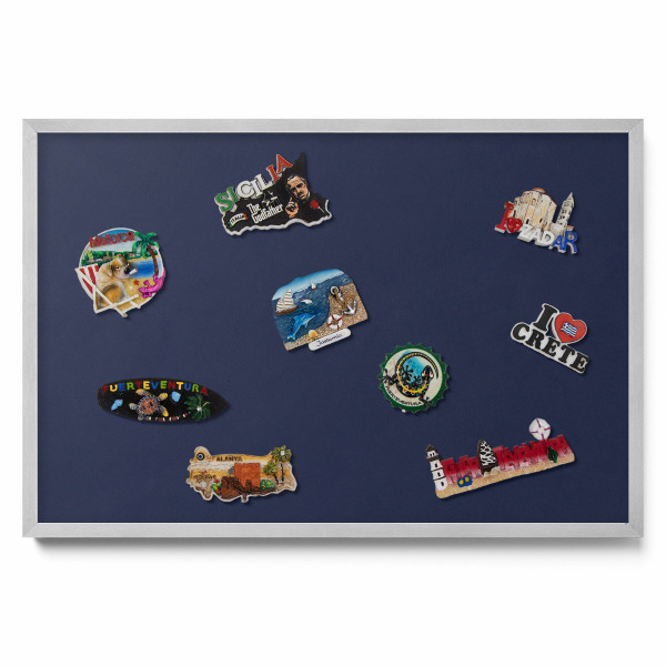 Tablica na magnesy z podróży Kolor ciemny granatowy