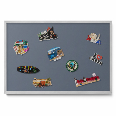 Tablica metalowa na magnesy Kolor chłodny szary