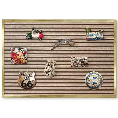 Tablica magnetyczna poziome linie w odcieniach beżu