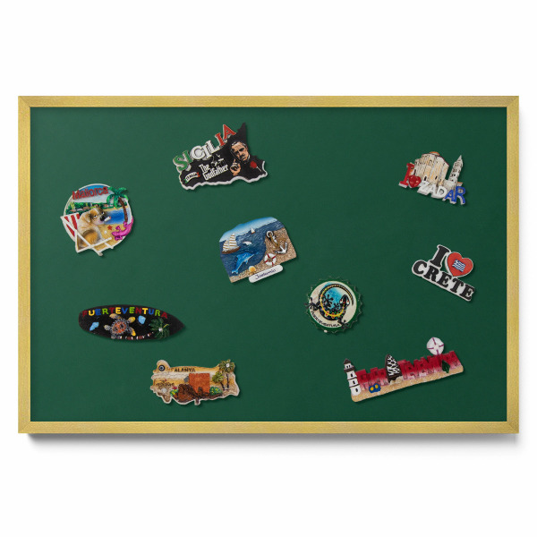 Tablica na magnesy na ścianę Kolor ciemnozielony