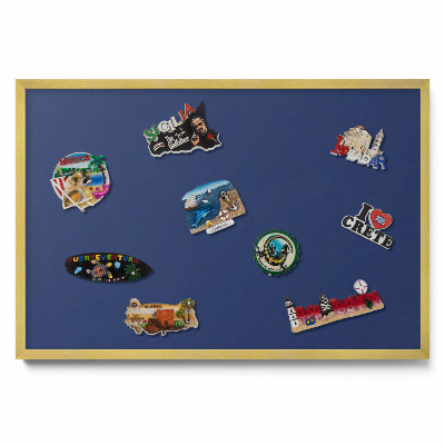 Duża tablica na magnesy z wakacji Kolor granatowy