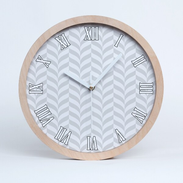 Nowoczesny zegar ścienny Geometryczne tło