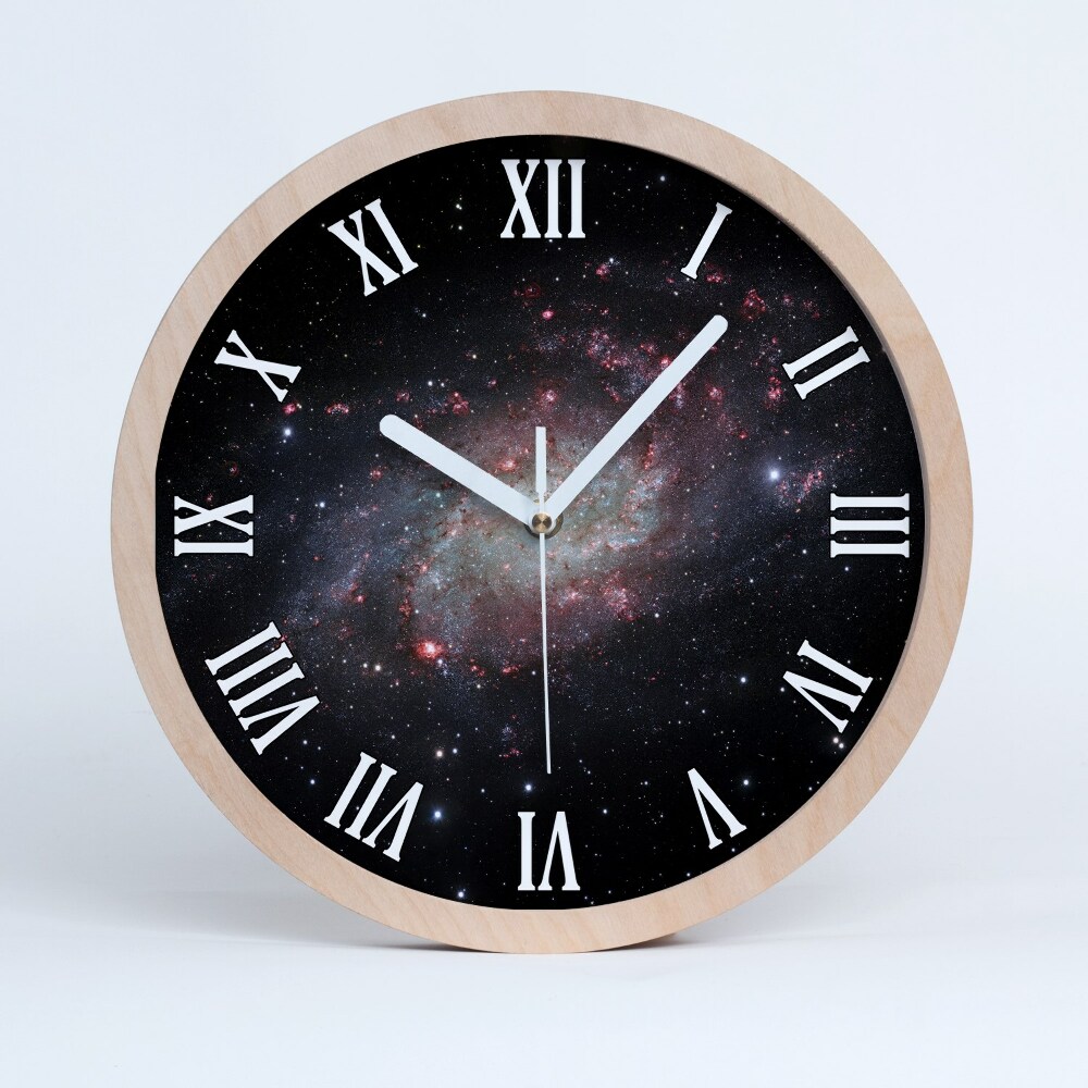 Zegar ścienny okrągły Mgławica