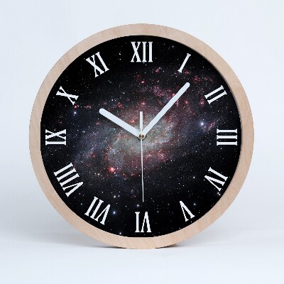 Zegar ścienny okrągły Mgławica