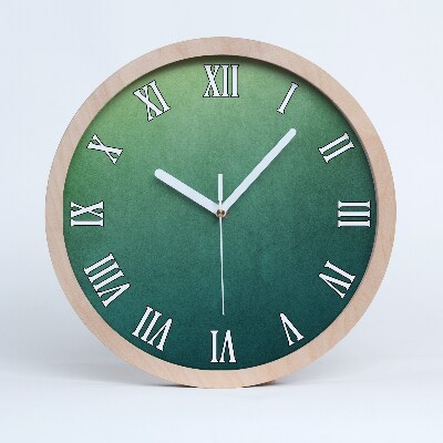 Nowoczesny zegar ścienny Morski gradient