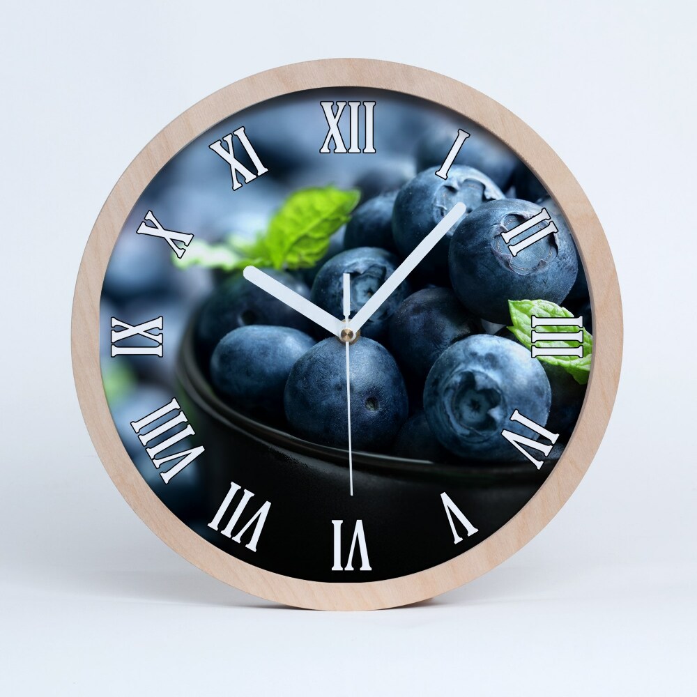 Zegar ścienny drewniany Jagody
