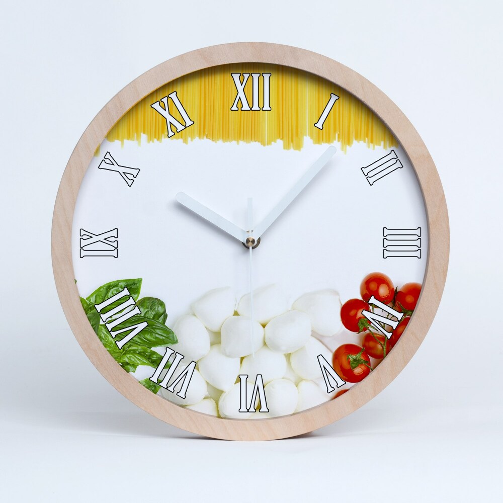 Nowoczesny zegar ścienny Włoska flaga