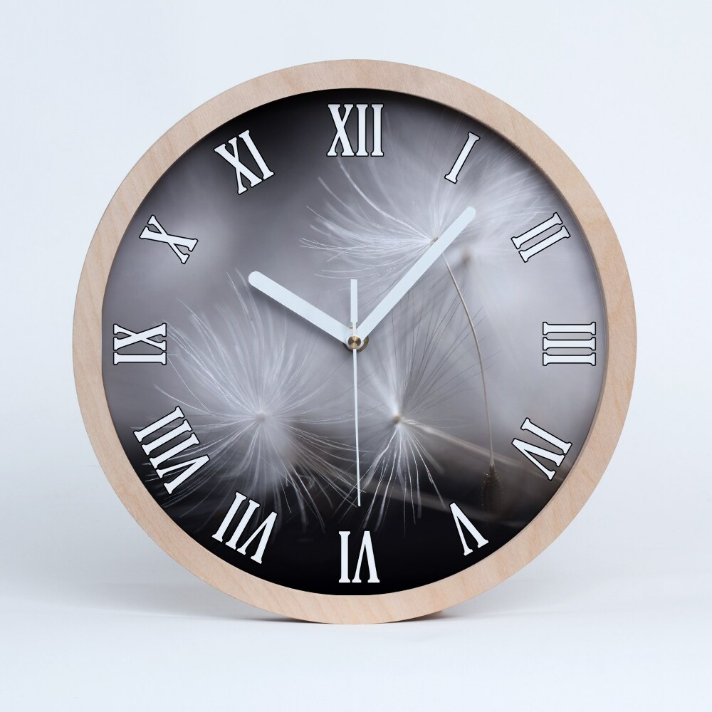 Drewniany zegar Nasiona dmuchawca