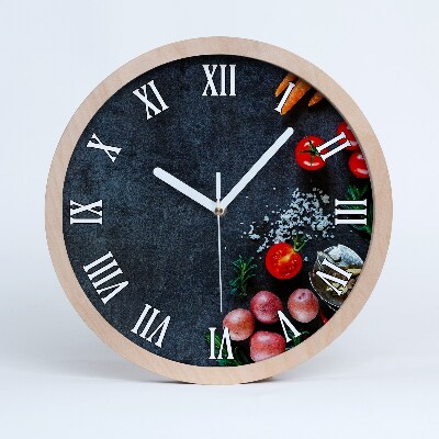 Zegar drewniany wiszący Składniki