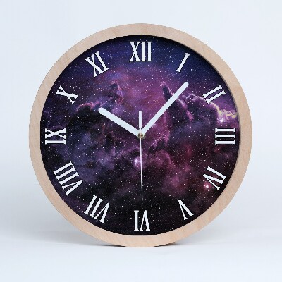 Drewniany zegar Mgławica