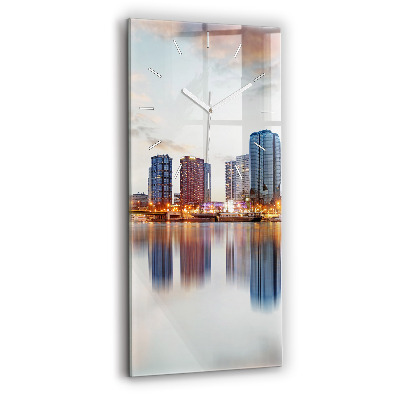 Zegar szklany Panorama z wieżą Eiffla