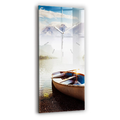 Zegar szklany Widok na jezioro