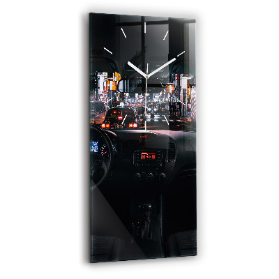 Zegar szklany Samochód w Tokio