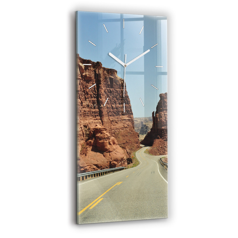 Zegar szklany Route 66 w USA